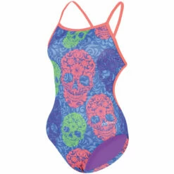 Dolfin - Bellas Sugar Skulls Cross Back One Piece Swimsuit -UK Swimsuit Sales 2024 dolfin bellas sugar skulls cross back one piece swimsuit 4