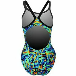Dolfin - Chloroban Crackle DBX Back One Piece Swimsuit -UK Swimsuit Sales 2024 dolfin chloroban crackle dbx back one piece 3