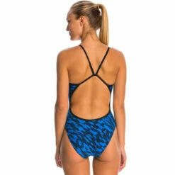 Dolfin - Poly Fusion Matrix String Back Swimsuit - Blue 9 Dolfin - Poly Fusion Matrix String Back Swimsuit - Blue -UK Swimsuit Sales 2024 dolfin matrix blue string back one piece swimsuit 3