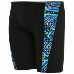 Dolfin - Reliance Hive Spliced Jammer (Blue/Green) -UK Swimsuit Sales 2024 dolfin reliance hive spliced jammer blue green 3