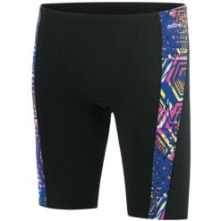 Dolfin - Reliance Hive Spliced Jammer (Multi Royal) -UK Swimsuit Sales 2024 dolfin reliance hive spliced jammer multi royal 3