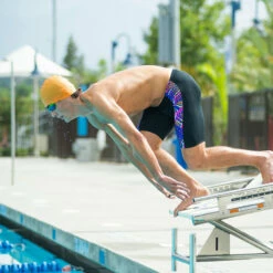 Dolfin - Reliance Hive Spliced Jammer (Multi Royal) -UK Swimsuit Sales 2024 dolfin reliance hive spliced jammer multi royal 5