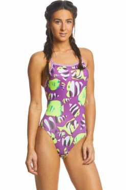 Dolfin Uglies - Fish Tales V-2 Back One Piece Swimsuit -UK Swimsuit Sales 2024 dolfin uglies fish tales v2 back one piece swimsuit 022 5