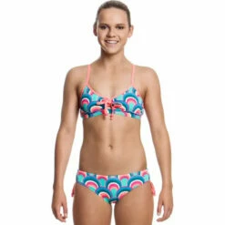 Funkita - Mint Shells - Girls Tie Detail Two Piece