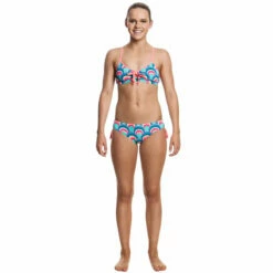 Funkita - Mint Shells - Girls Tie Detail Two Piece -UK Swimsuit Sales 2024 funkia mint shells girls two piece tie 3