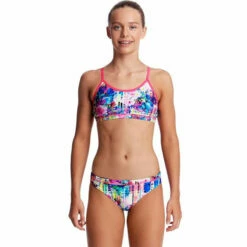 Funkita - Alba Wild - Girls Racerback Two Piece