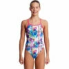 Funkita - Alba Wild - Girls Tie Me Tight One Piece -UK Swimsuit Sales 2024 funkita alba wild girls tie me tight one piece 1