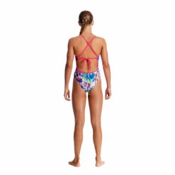 Funkita - Alba Wild - Girls Tie Me Tight One Piece -UK Swimsuit Sales 2024 funkita alba wild girls tie me tight one piece 3