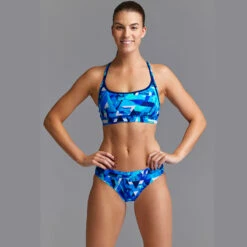 Funkita - Bashed Blue - Ladies Sports Brief -UK Swimsuit Sales 2024 funkita bashed blue ladies sports brief 5