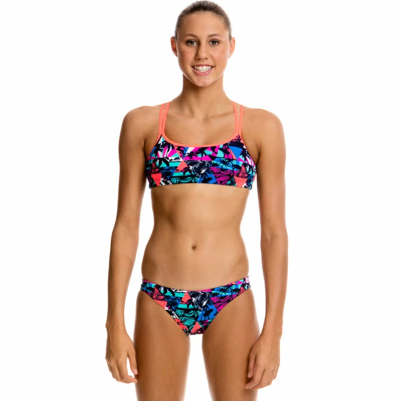 Funkita - Beach Dreams - Girls Criss Cross Two Piece 3 Funkita - Beach Dreams - Girls Criss Cross Two Piece