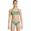 Funkita - Crazy Cracks - Girls Criss Cross Two Piece -UK Swimsuit Sales 2024 funkita bikini girls swimwear crazy cracks criss cross two piece 1