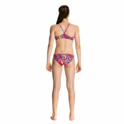 Funkita - Crystal Clash - Girls Racerback Two Piece 8 Funkita - Crystal Clash - Girls Racerback Two Piece -UK Swimsuit Sales 2024 funkita bikini girls swimwear crystal clash two piece 3