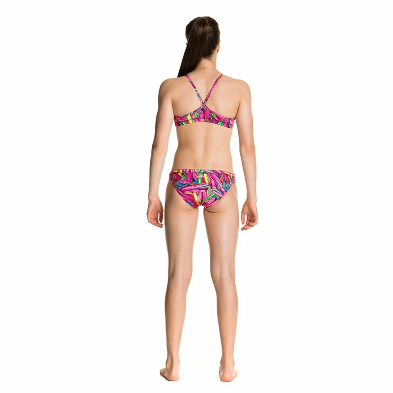 Funkita - Crystal Clash - Girls Racerback Two Piece 5 Funkita - Crystal Clash - Girls Racerback Two Piece - Image 3