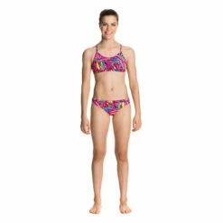 Funkita - Crystal Clash - Girls Racerback Two Piece 9 Funkita - Crystal Clash - Girls Racerback Two Piece -UK Swimsuit Sales 2024 funkita bikini girls swimwear crystal clash two piece 4