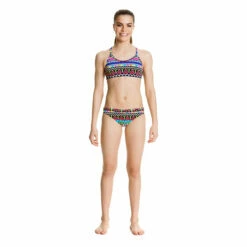 Funkita - Razzle Dazzle - Girls Racerback Two Piece -UK Swimsuit Sales 2024 funkita bikini girls swimwear razzle dazzle racerback two piece 4