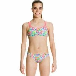 Funkita - Sea Queens - Girls Criss Cross Two Piece