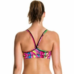 Funkita - Crystal Clash - Ladies Sports Top -UK Swimsuit Sales 2024 funkita bikini ladies swimwear crystal clash bikini sports top 3