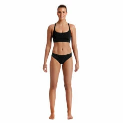 Funkita - Still Black - Ladies Sports Bikini Top -UK Swimsuit Sales 2024 funkita bikini ladies swimwear still black ladies sports bikini top 4