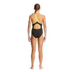 Funkita - Binary Babe - Girls Diamond Back One Piece -UK Swimsuit Sales 2024 funkita binary babe diamond back girls swimsuit 3
