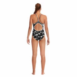 Funkita - Black Swan - Ladies Diamond Back One Piece -UK Swimsuit Sales 2024 funkita black swan ladies diamond back one piece 3
