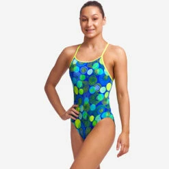 Funkita - Blue Bottle - Girls Diamond Back One Piece -UK Swimsuit Sales 2024 funkita blue bottle girls diamond back one piece 5