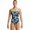 Funkita - Bone Head - Ladies Single Strap One Piece -UK Swimsuit Sales 2024 funkita bone head ladies single strap one piece 1