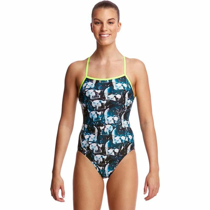 Funkita - Bone Head - Ladies Single Strap One Piece 3 Funkita - Bone Head - Ladies Single Strap One Piece