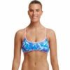 Funkita - BooBam Blue - Ladies Cross Back Tie Bikini Top