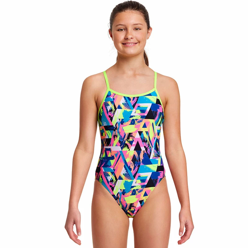 Funkita - Brush Cuts - Girls Single Strap One Piece 3 Funkita - Brush Cuts - Girls Single Strap One Piece