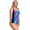 Funkita - Brush Strokes - Ladies Ruched One Piece