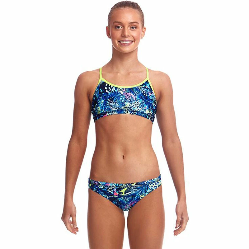 Funkita - Butterfly Effect - Girls Racerback Two Piece 3 Funkita - Butterfly Effect - Girls Racerback Two Piece