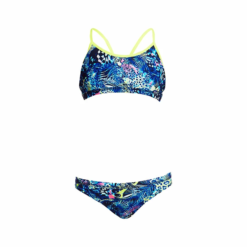 Funkita - Butterfly Effect - Girls Racerback Two Piece 4 Funkita - Butterfly Effect - Girls Racerback Two Piece - Image 2