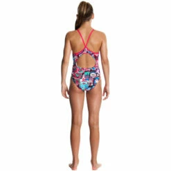 Funkita - Candy Comrade - Girls Diamond Back One Piece -UK Swimsuit Sales 2024 funkita candy comrade girls 3