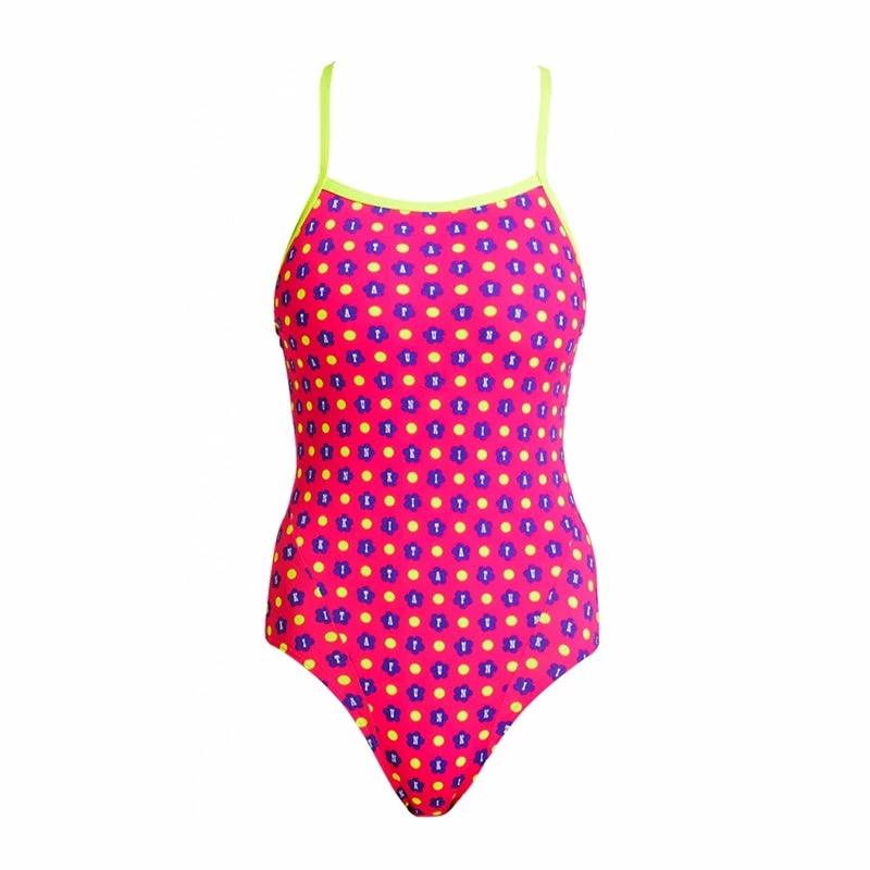 Funkita - Daisy Dots - Girls Single Strap One Piece 4 Funkita - Daisy Dots - Girls Single Strap One Piece - Image 2