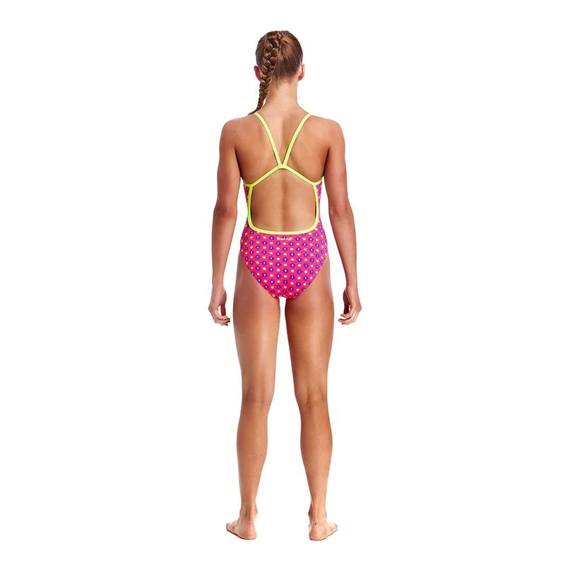 Funkita - Daisy Dots - Girls Single Strap One Piece 5 Funkita - Daisy Dots - Girls Single Strap One Piece - Image 3