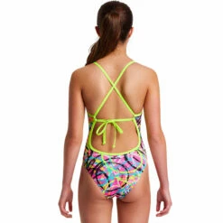 Funkita - Donut Delight - Girls Tie Me Tight One Piece -UK Swimsuit Sales 2024 funkita donut delight girls tie me tight one piece 3