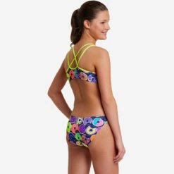 Funkita - Dunking Donuts - Girls Criss Cross Two Piece -UK Swimsuit Sales 2024 funkita dunking donuts girls criss cross two piece 3