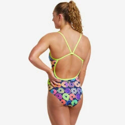 Funkita - Dunking Donuts - Ladies Single Strap One Piece -UK Swimsuit Sales 2024 funkita dunking donuts ladies single strap one piece 3