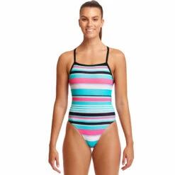 Funkita - Fresh Mint - Ladies Tie Me Tight One Piece