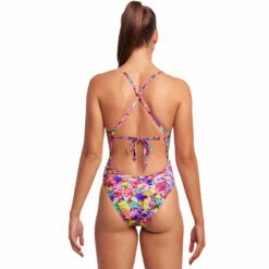 Funkita - Garden Party - Ladies Tie Me Tight One Piece -UK Swimsuit Sales 2024 funkita garden party ladies tie me tight one piece 3