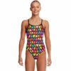 Funkita - Gee Up - Girls Diamond Back One Piece -UK Swimsuit Sales 2024 funkita gee up girls diamond back one piece 1