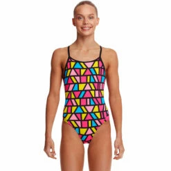 Funkita - Gee Up - Girls Diamond Back One Piece