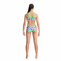 Funkita - Blue Moo - Girls Criss Cross Two Piece -UK Swimsuit Sales 2024 funkita girls swimwear blue moo criss cross two piece 3