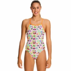 Funkita - Crazy Critters - Girls Cross Back One Piece