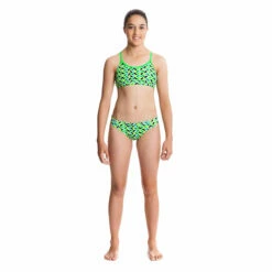 Funkita - Golden Arms - Girls Racerback Two Piece -UK Swimsuit Sales 2024 funkita girls swimwear golden arms racerback two piece 4