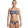 Funkita - Primal Predator - Girls Racerback Two Piece -UK Swimsuit Sales 2024 funkita girls swimwear primal predator racerback two piece 1