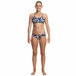 Funkita - Primal Predator - Girls Racerback Two Piece -UK Swimsuit Sales 2024 funkita girls swimwear primal predator racerback two piece 3