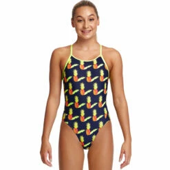 Funkita - Golden Circle - Girls Diamond Back One Piece