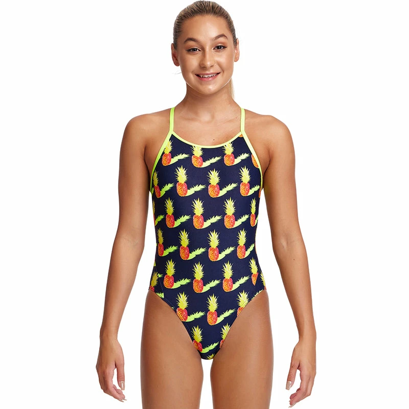 Funkita - Golden Circle - Girls Diamond Back One Piece 3 Funkita - Golden Circle - Girls Diamond Back One Piece