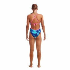 Funkita - Hawaiian Skies - Girls Tie Me Tight One Piece -UK Swimsuit Sales 2024 funkita hawaiian skies girls tie me tight one piece 2